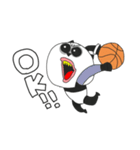 パンダのバスケットボール2（個別スタンプ：6）