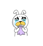 I'm cutie rabbit than dogs（個別スタンプ：5）