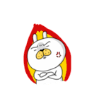 I'm cutie rabbit than dogs（個別スタンプ：9）