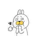 I'm cutie rabbit than dogs（個別スタンプ：16）