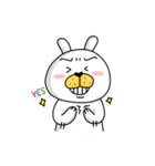 I'm cutie rabbit than dogs（個別スタンプ：19）