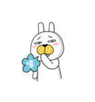 I'm cutie rabbit than dogs（個別スタンプ：25）