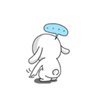 I'm cutie rabbit than dogs（個別スタンプ：26）