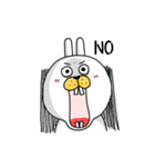 I'm cutie rabbit than dogs（個別スタンプ：40）
