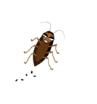 Mr.Cockroach ＆ Little Fly（個別スタンプ：2）