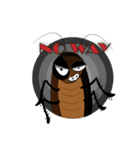 Mr.Cockroach ＆ Little Fly（個別スタンプ：9）