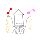 なげやりいか（個別スタンプ：25）