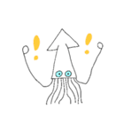 なげやりいか（個別スタンプ：33）