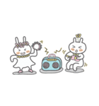 Rabbits and The Cat（個別スタンプ：35）