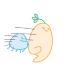 ごんべぇ＆さくらげ（個別スタンプ：13）