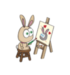 3-O ＆ Rabbit: Life of Rabbit ＆ Bunny（個別スタンプ：8）