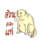 Fat Dog Slow Life（個別スタンプ：9）
