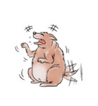 Fat Dog Slow Life（個別スタンプ：18）