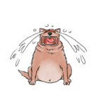 Fat Dog Slow Life（個別スタンプ：32）