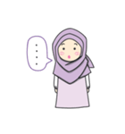 Aleena cute hijab（個別スタンプ：2）