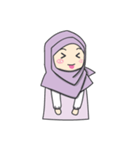 Aleena cute hijab（個別スタンプ：6）