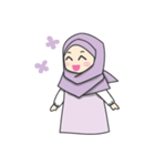 Aleena cute hijab（個別スタンプ：7）