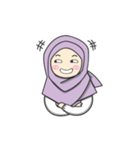 Aleena cute hijab（個別スタンプ：9）