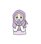 Aleena cute hijab（個別スタンプ：10）