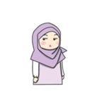 Aleena cute hijab（個別スタンプ：11）