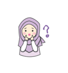 Aleena cute hijab（個別スタンプ：15）