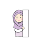 Aleena cute hijab（個別スタンプ：30）