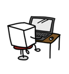 キューブくん1（個別スタンプ：25）