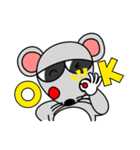 グラサンねずみ（個別スタンプ：1）