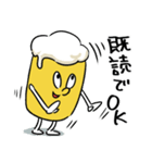 ビールくんのスタンプ（個別スタンプ：6）