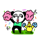 Panda ＆ Chicken Friends Forever（個別スタンプ：9）