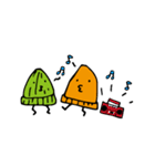 knitcap ＆ his friends.（個別スタンプ：38）