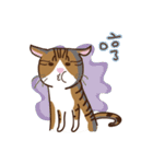 tan eat cat（個別スタンプ：10）