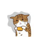 tan eat cat（個別スタンプ：37）