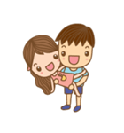 Yaimai ＆ Poogun Sweet couple（個別スタンプ：33）