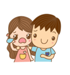 Yaimai ＆ Poogun Sweet couple（個別スタンプ：34）