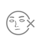 Non-displayable Man（個別スタンプ：28）