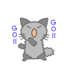 クロモフ猫さん（個別スタンプ：21）