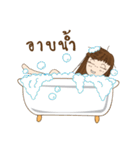 chill girl（個別スタンプ：28）