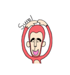 いつも元気でひょうきんなおサル（個別スタンプ：6）