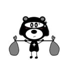 Ninja bear-a bear（個別スタンプ：34）