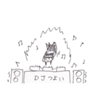 クロネコラウンジねこ画伯スタンプ（個別スタンプ：34）