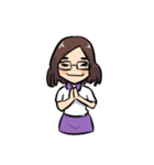 teacher Anchan（個別スタンプ：1）