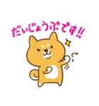 ゆるカワ 柴犬（個別スタンプ：16）