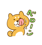 ゆるカワ 柴犬（個別スタンプ：22）