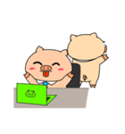 OFFICE PIG 2 : My Boss ＆ I（個別スタンプ：3）