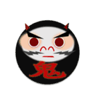 だるまと漢字の組み合わせ（個別スタンプ：6）