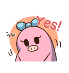 まめ子ちゃんのゆるカワ日常スタンプ（個別スタンプ：7）
