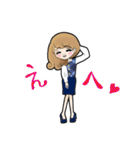 事務員さんの日常（個別スタンプ：35）