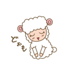 しろひつじのらむちゃん（個別スタンプ：5）