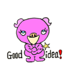 Piggy Pinkboo - ENGLISH（個別スタンプ：5）